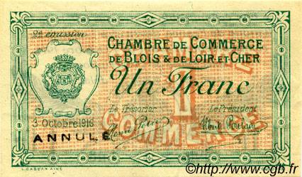 50 Centimes Annulé FRANCE régionalisme et divers Blois 1916 JP.028.06 SPL à NEUF