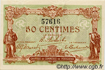50 Centimes FRANCE régionalisme et divers Périgueux 1917 JP.098.22 SPL à NEUF