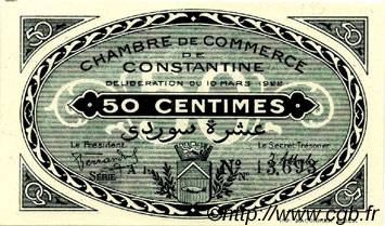 50 Centimes FRANCE régionalisme et divers Constantine 1922 JP.140.38 SPL à NEUF