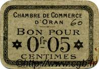 5 Centimes FRANCE régionalisme et divers Oran 1916 JP.141.48 TTB à SUP