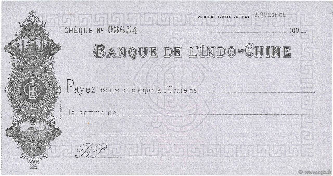 Francs FRANCE regionalismo y varios Paris 1900 DOC.Chèque SC