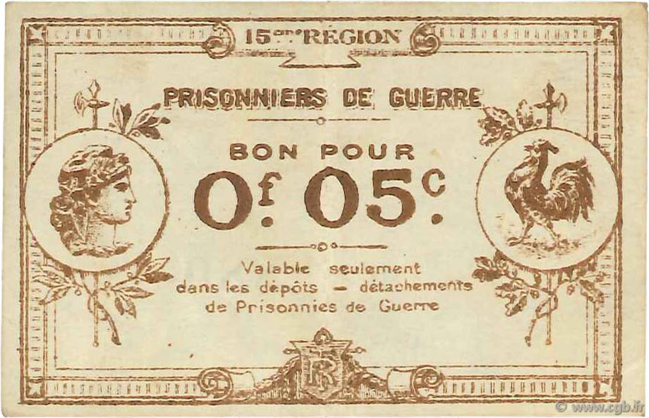 5 Centimes FRANCE Regionalismus und verschiedenen  1914 JPNEC.13.098 SS