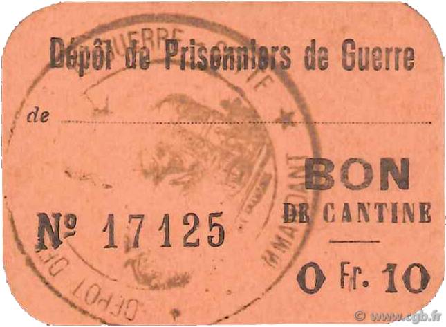 10 Centimes FRANCE regionalismo e varie  1917 JPNEC.34.90 SPL
