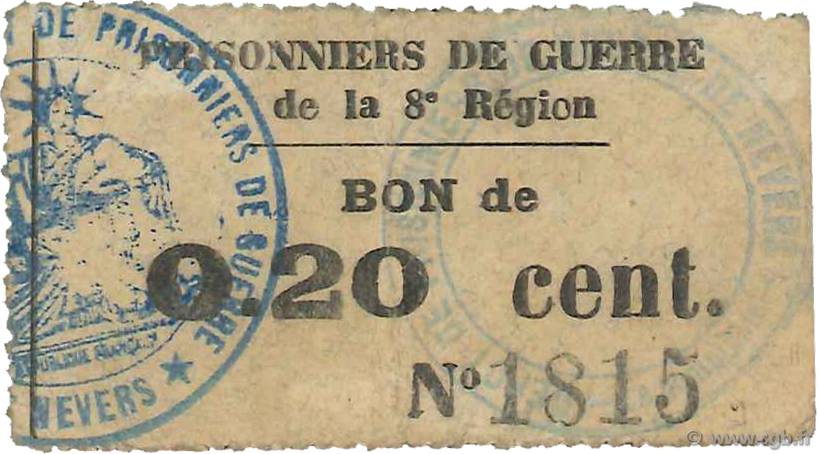 20 Centimes FRANCE regionalism and miscellaneous  1914 JPNEC.58.05 VF