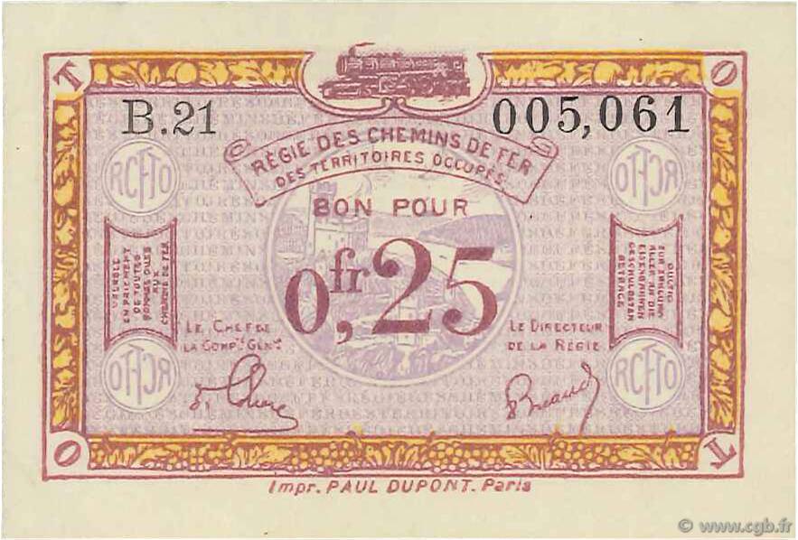 25 Centimes FRANCE Regionalismus und verschiedenen  1923 JP.135.03 VZ+