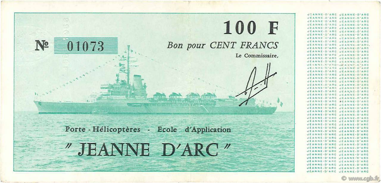 100 Francs FRANCE Regionalismus und verschiedenen  1965 K.219 fVZ