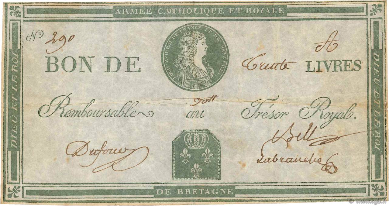 30 Livres FRANCE  1794 Kol.045var TTB