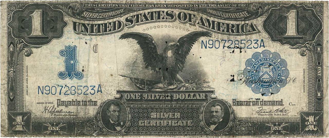 1 Dollar VEREINIGTE STAATEN VON AMERIKA  1899 P.338c SGE
