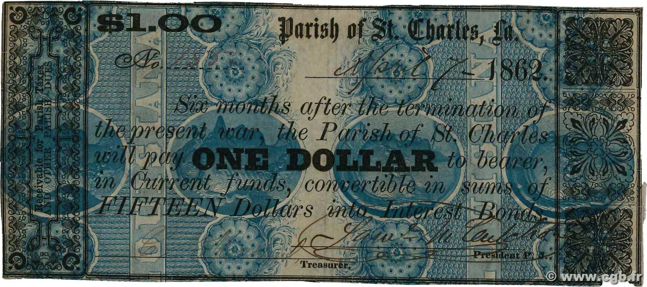 1 Dollar UNITED STATES OF AMERICA  1862  VF