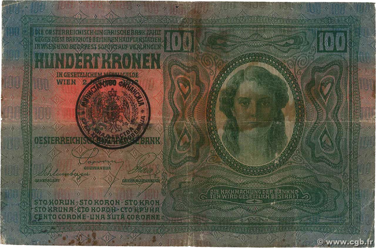 100 Kronen YUGOSLAVIA  1919 P.004 F-