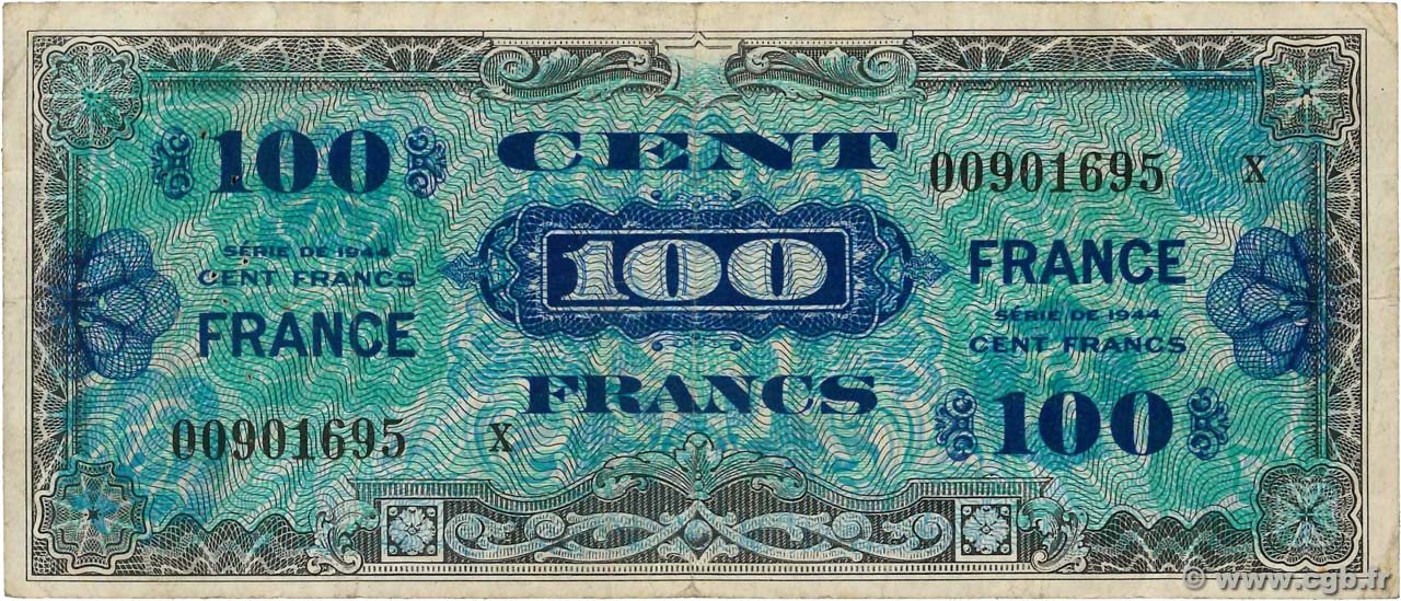 100 Francs FRANCE FRANCE  1945 VF.25.12 F