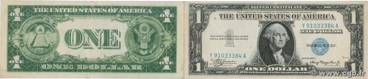 1 Dollar UNITED STATES OF AMERICA  1940  VF+
