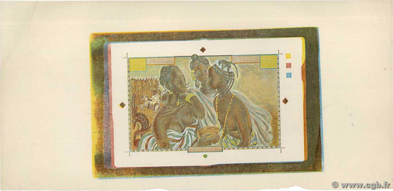 50 Francs Épreuve AFRIQUE OCCIDENTALE FRANÇAISE (1895-1958)  1956 P.45E SPL