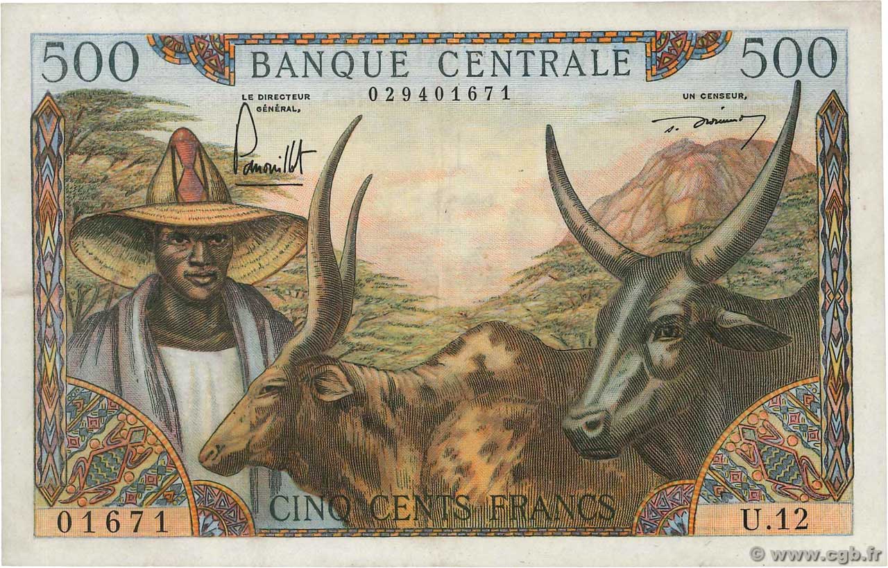 500 Francs KAMERUN  1962 P.11 fVZ