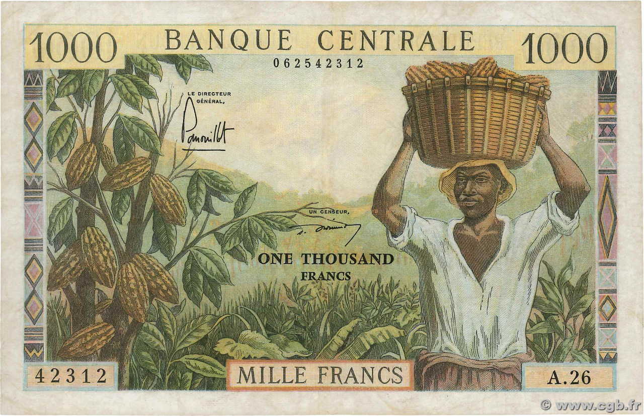 1000 Francs KAMERUN  1962 P.12b fSS