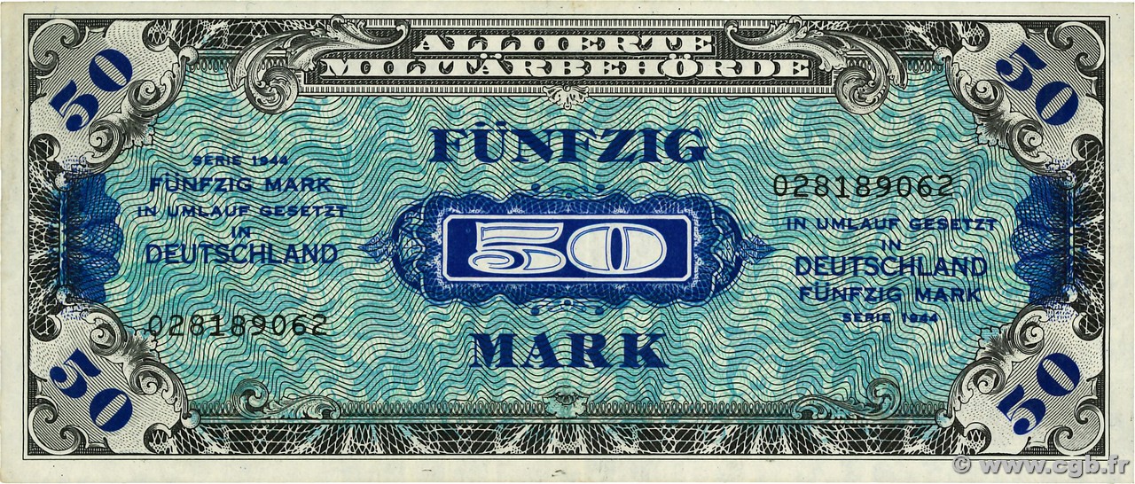 50 Mark ALEMANIA  1944 P.196a EBC+