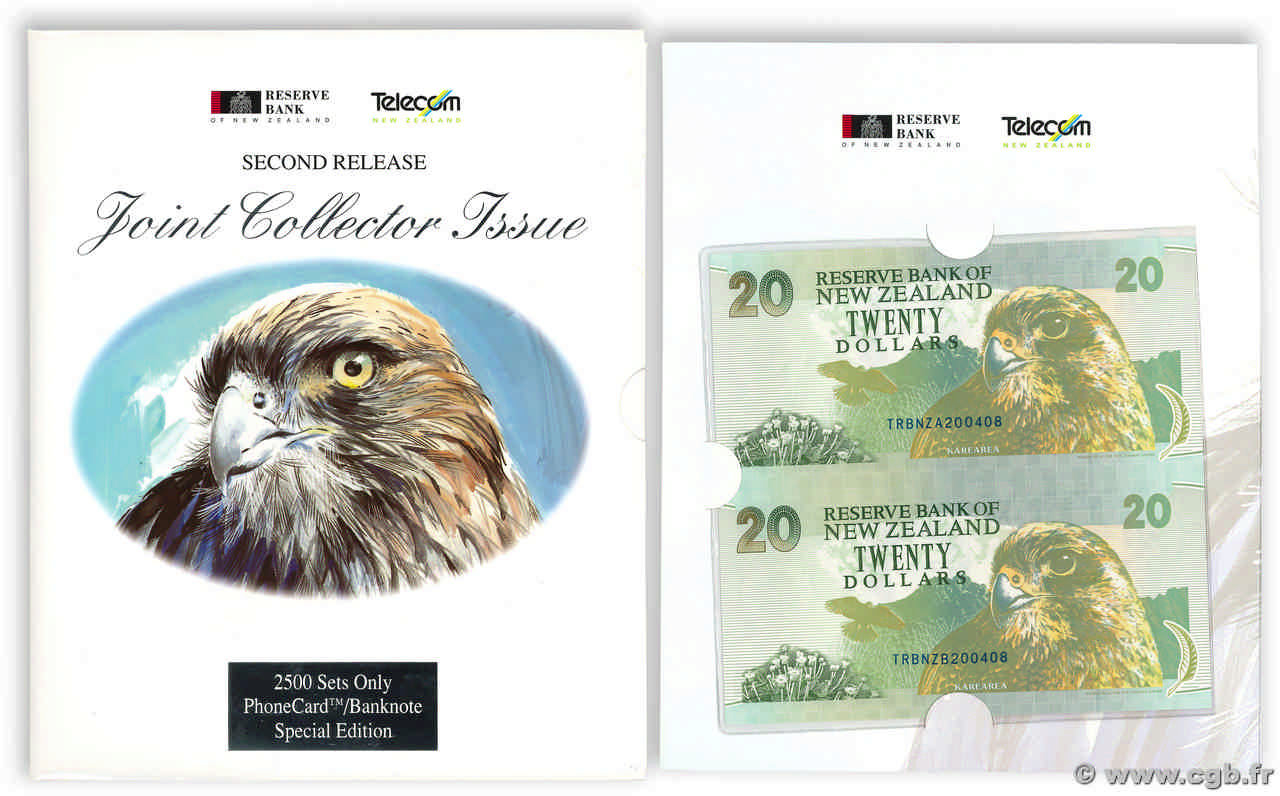 20 Dollars Set de présentation NEW ZEALAND  1994 P.(183) UNC