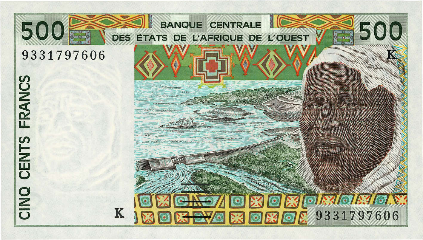 500 Francs ÉTATS DE L AFRIQUE DE L OUEST  1993 P.710Kc NEUF