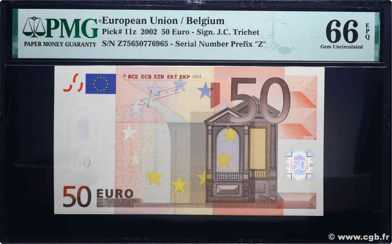 50 Euro EUROPA  2002 P.11z FDC