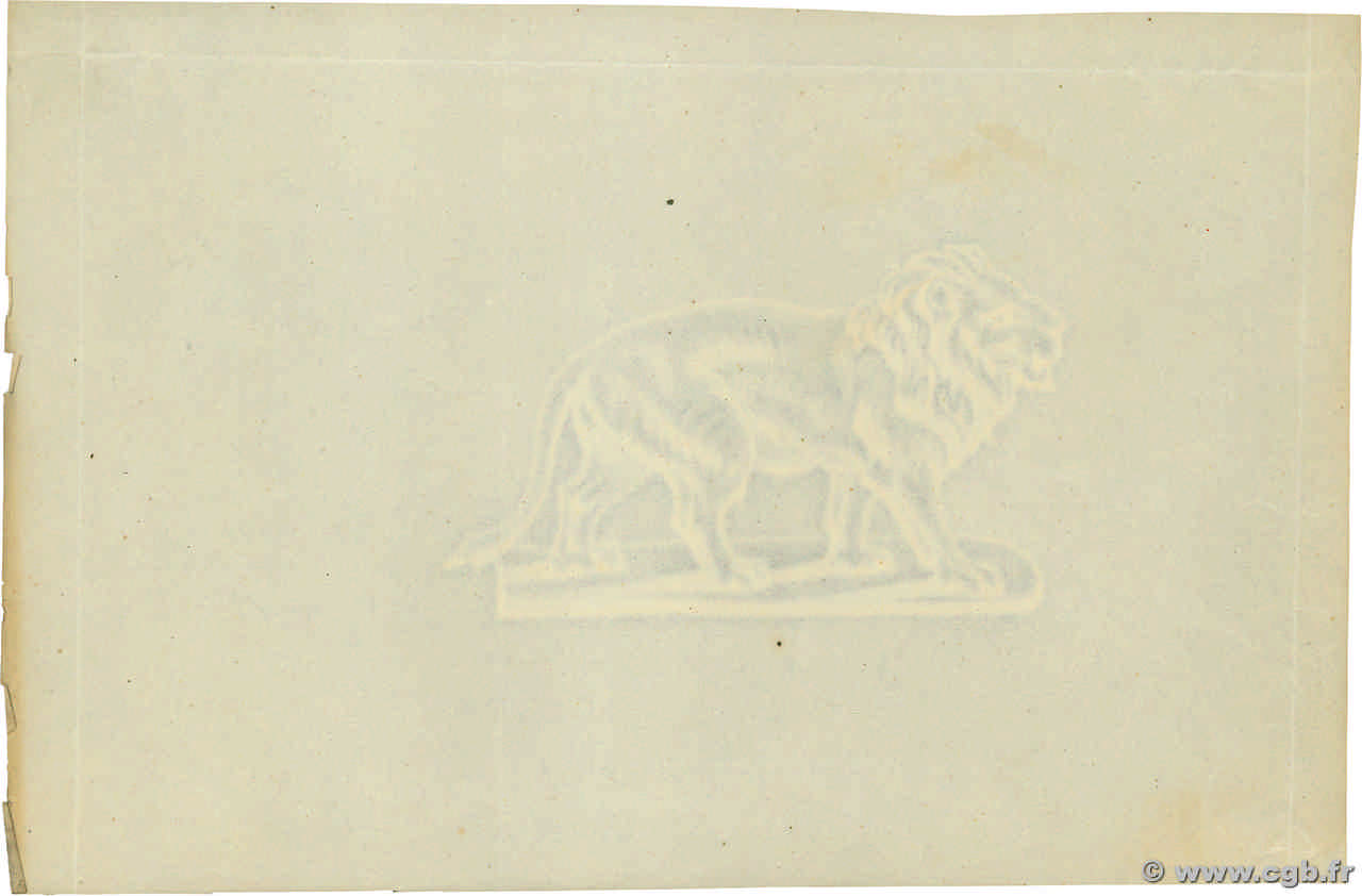 Papier type 1865/1874 ALGÉRIE  1865 P.(010z) SPL