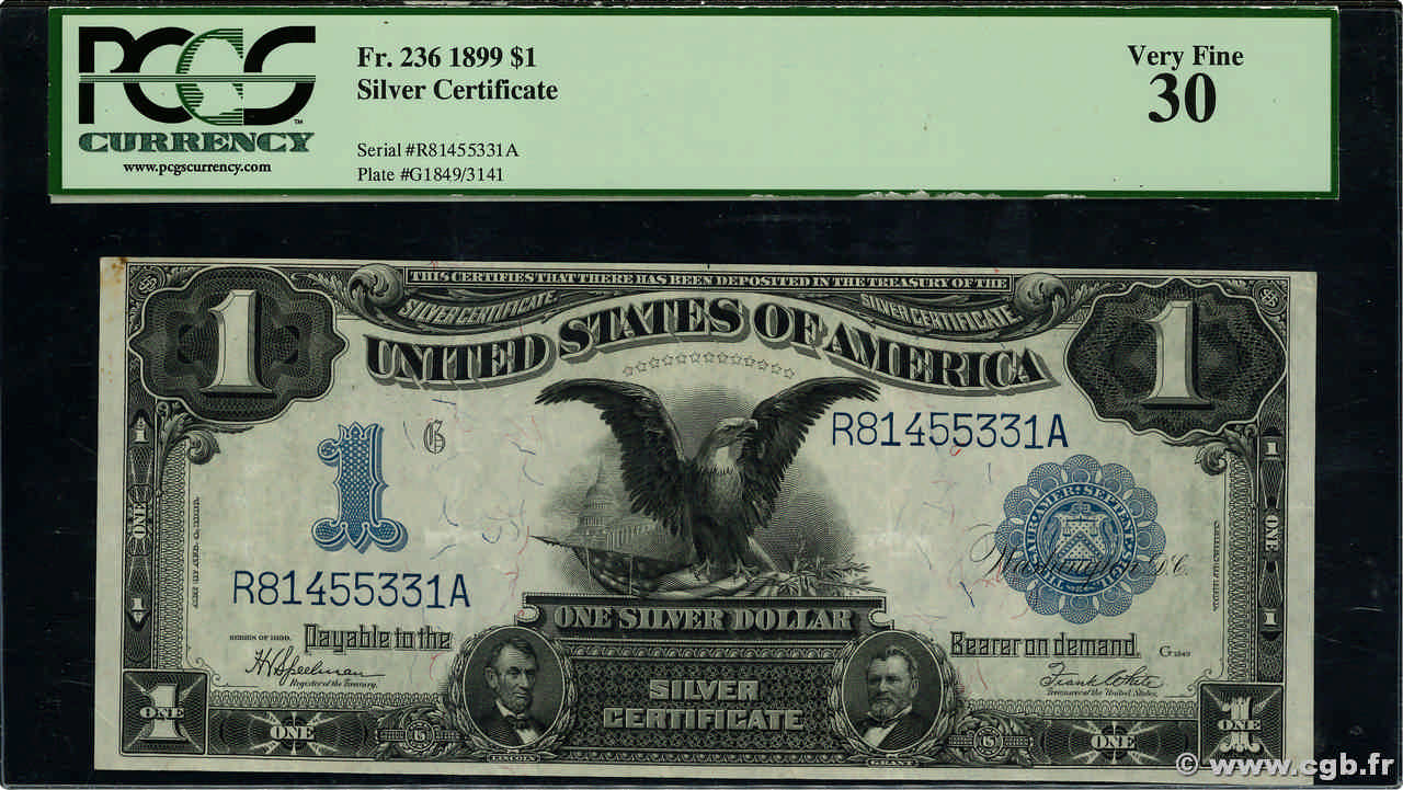 1 Dollar UNITED STATES OF AMERICA  1899 P.338c VF