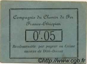 0,05 Franc DJIBOUTI Dire Daoua 1919  SUP