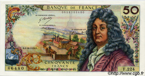50 Francs RACINE FRANCE  1973 F.64.24 NEUF