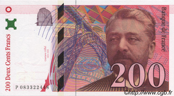 200 Francs EIFFEL FRANCE  1999 F.75.05 NEUF