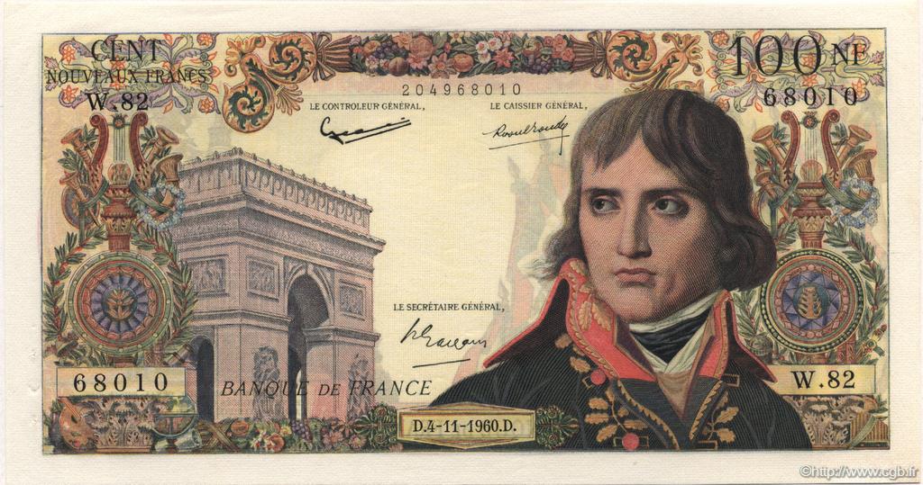 100 Nouveaux Francs BONAPARTE FRANCE  1960 F.59.08 SPL