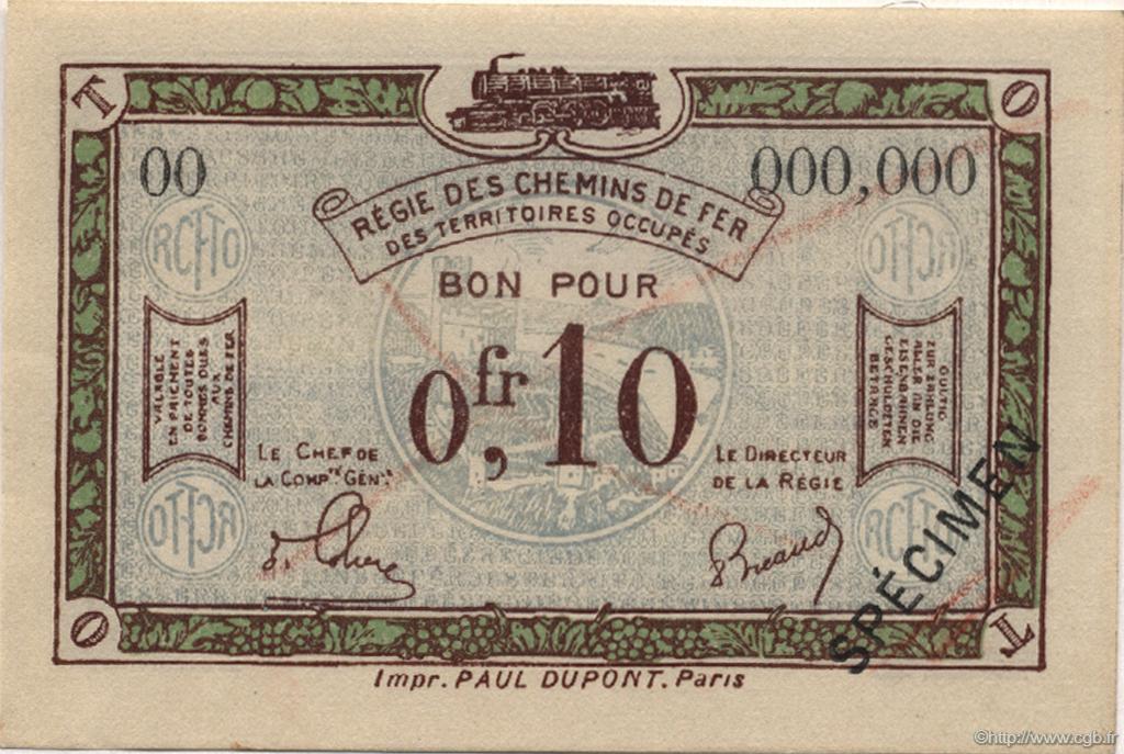 10 Centimes FRANCE régionalisme et divers  1923 JP.135.02s SUP+