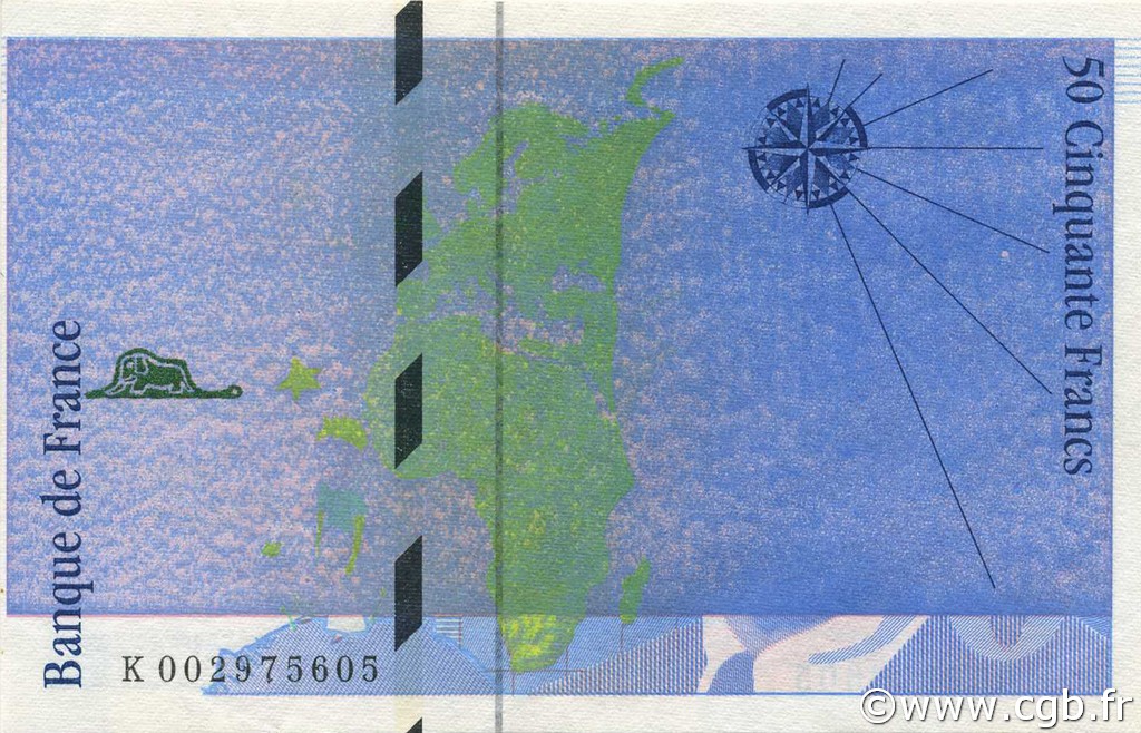 50 Francs SAINT-EXUPÉRY FRANCE  1992 F.72.01F pr.NEUF