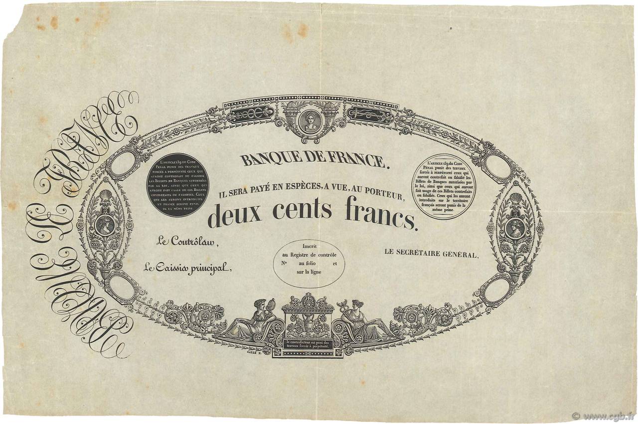 200 Francs type 1847 FRANCE  1847 F.A28.00 SUP