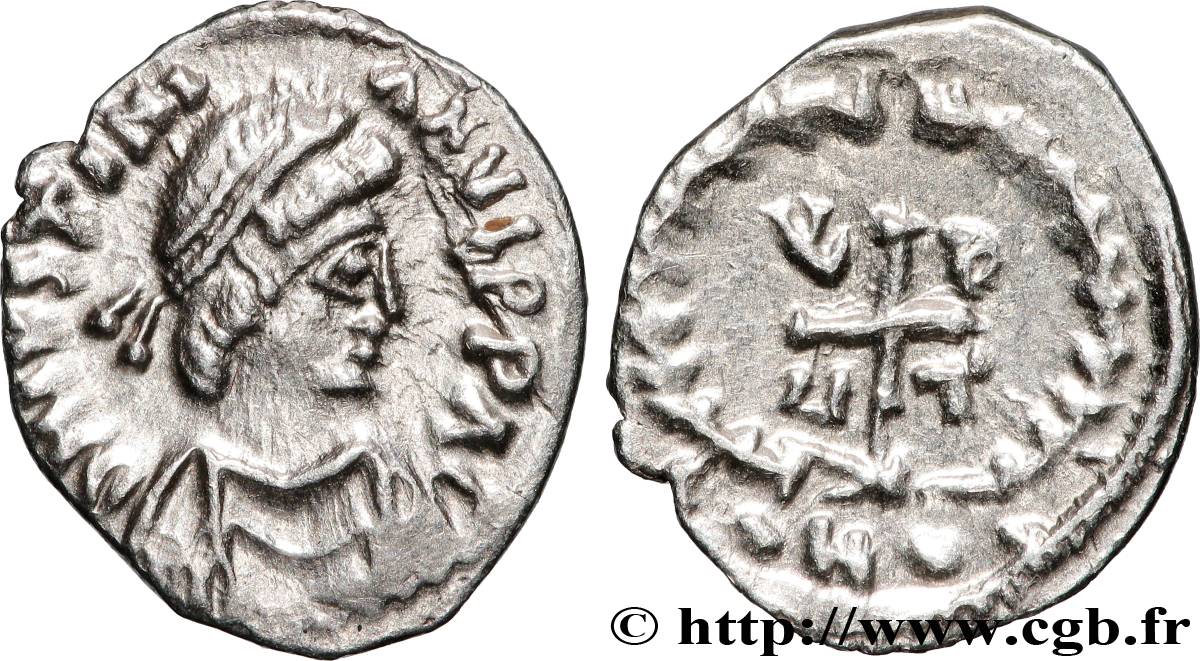 JUSTINIAN I demi-silique 2e type AU