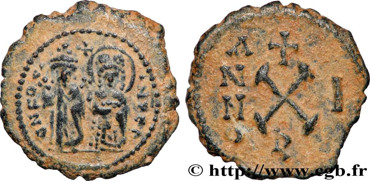 PHOCAS et LÉONTIA Decanummium TTB+