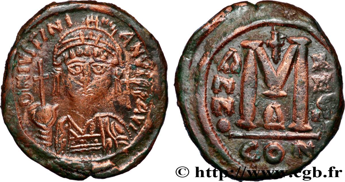 JUSTINIEN Ier Follis TTB