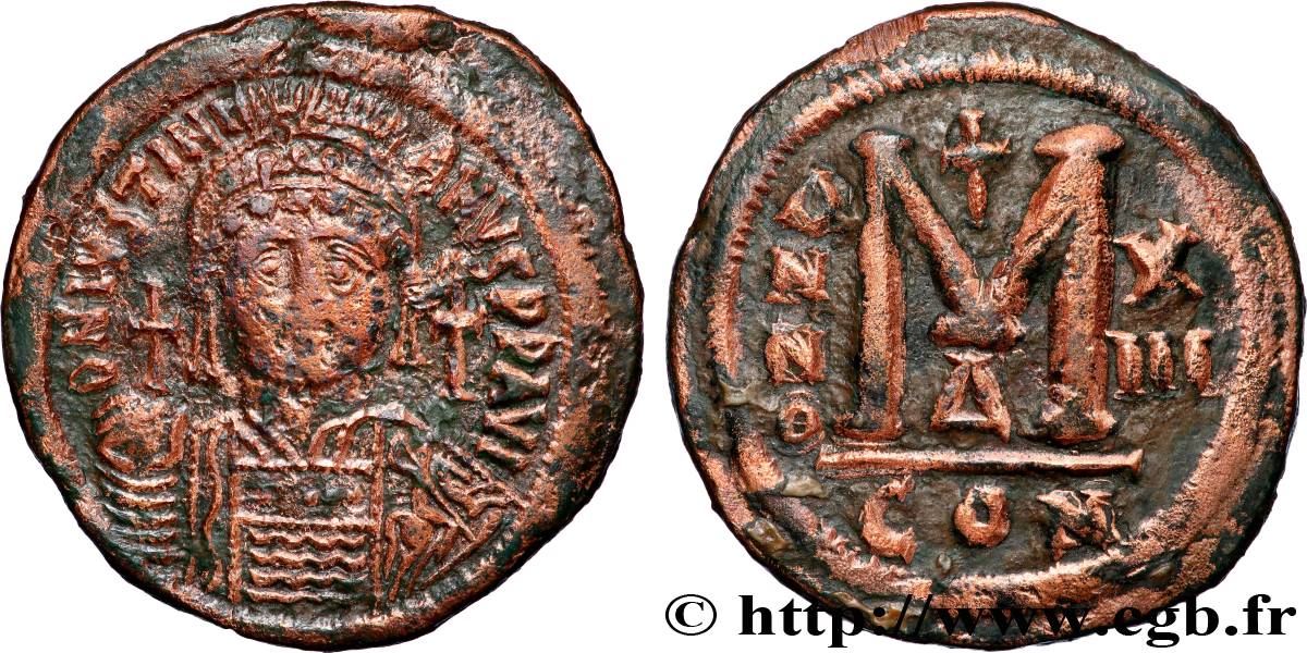 JUSTINIEN Ier Follis TTB