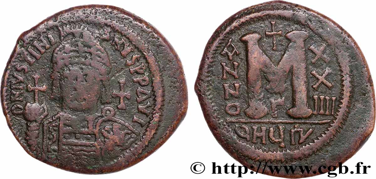 JUSTINIEN Ier Follis TTB