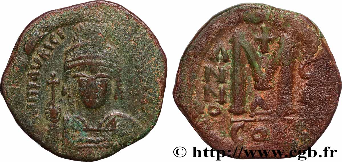 MAURICE TIBÈRE Follis TB+