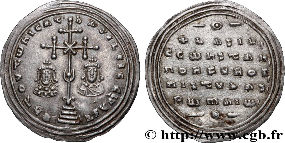 BASILIOS DER MAKEDONER II und CONSTANTINUS VIII Miliaresion fST/VZ