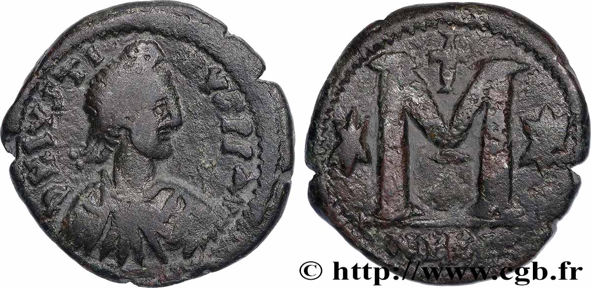 JUSTIN I Follis VF/XF