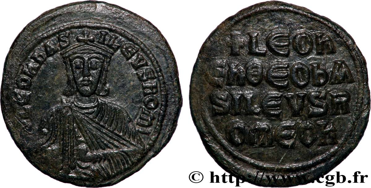 LEO VI DER WEISE Follis fVZ