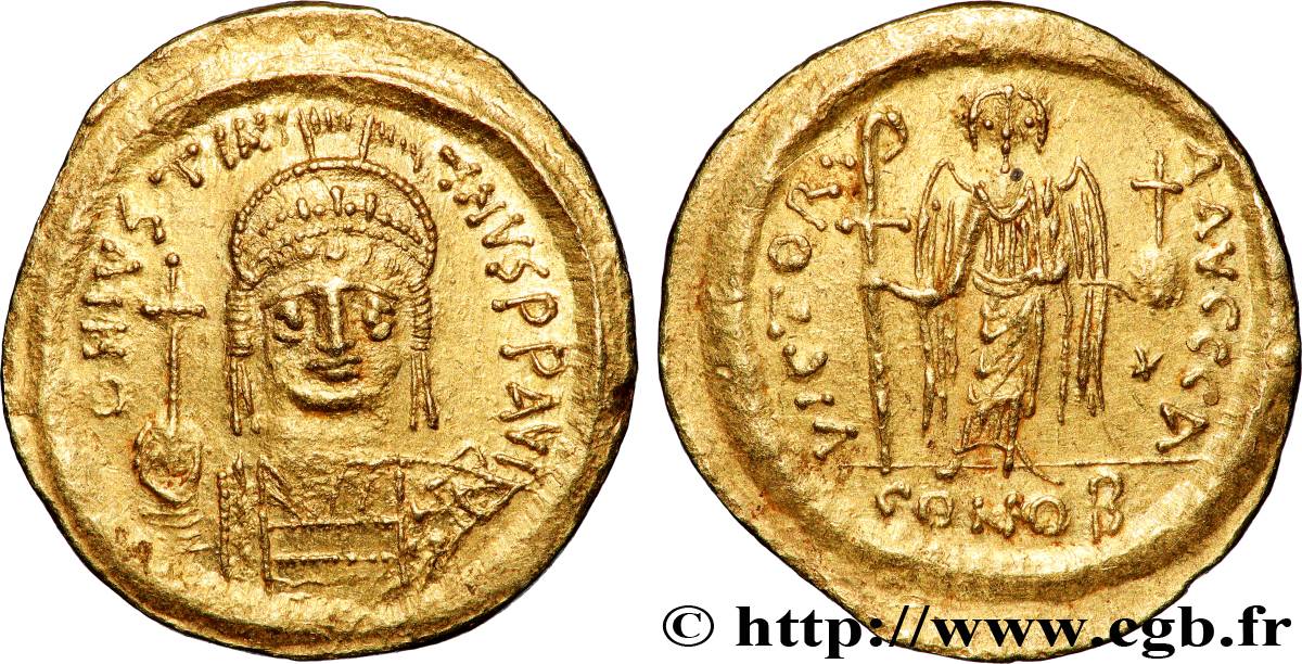 JUSTINIEN Ier Solidus SUP