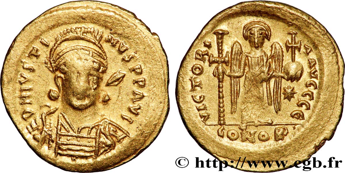 JUSTIN Ier Solidus TTB+/SUP