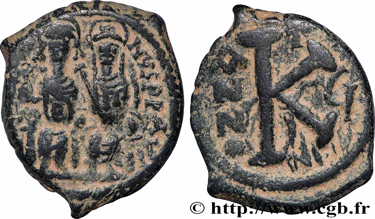 JUSTIN II et SOPHIE Demi-follis TTB