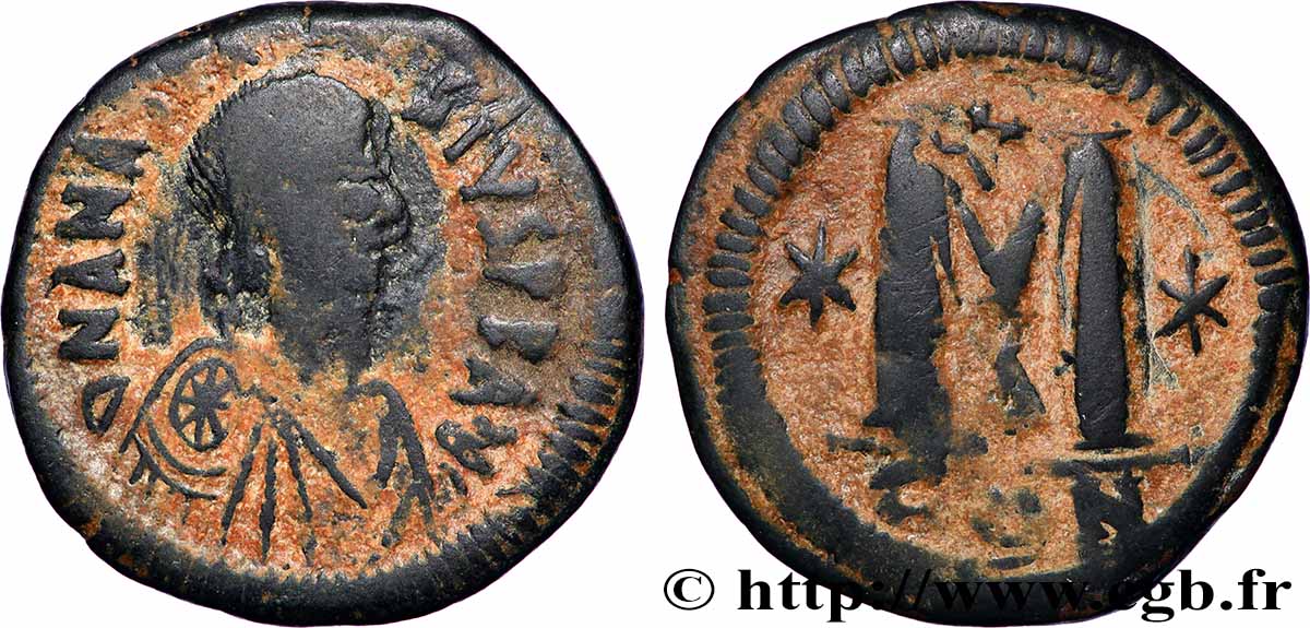 ANASTASIUS Follis VF