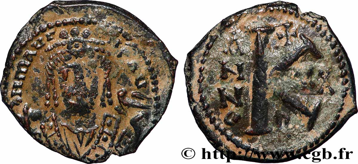 MAURICE TIBÈRE Demi-follis TB+