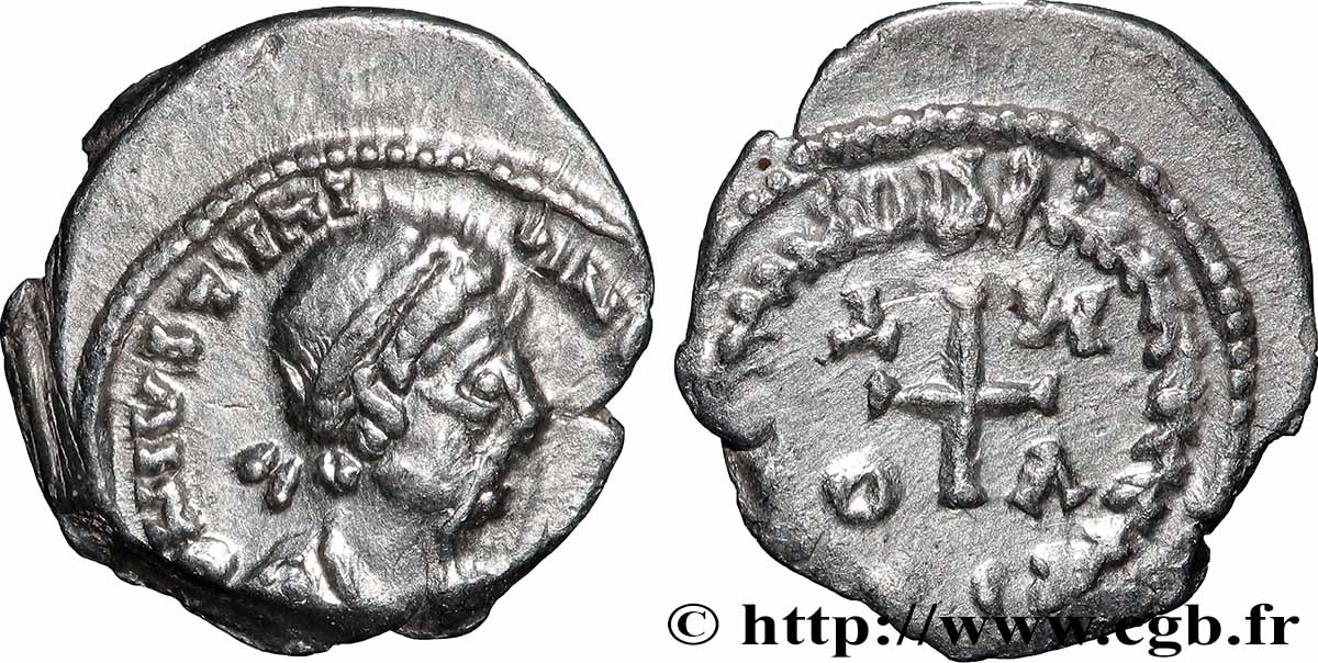 JUSTINIAN I demi-silique 2e type AU