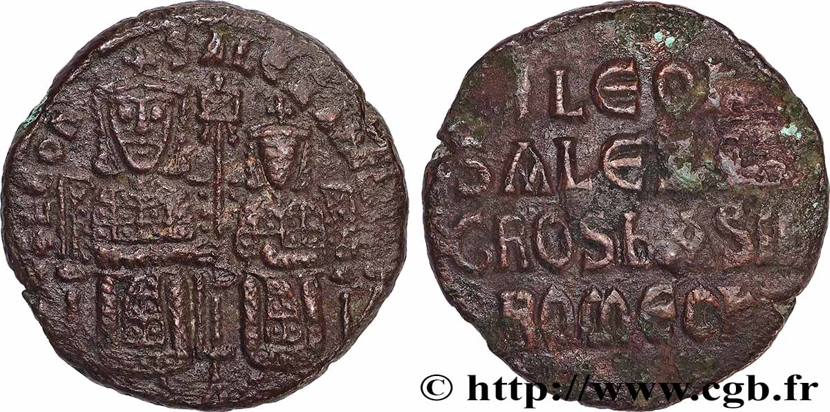 LEON VI et ALEXANDRE Follis TTB