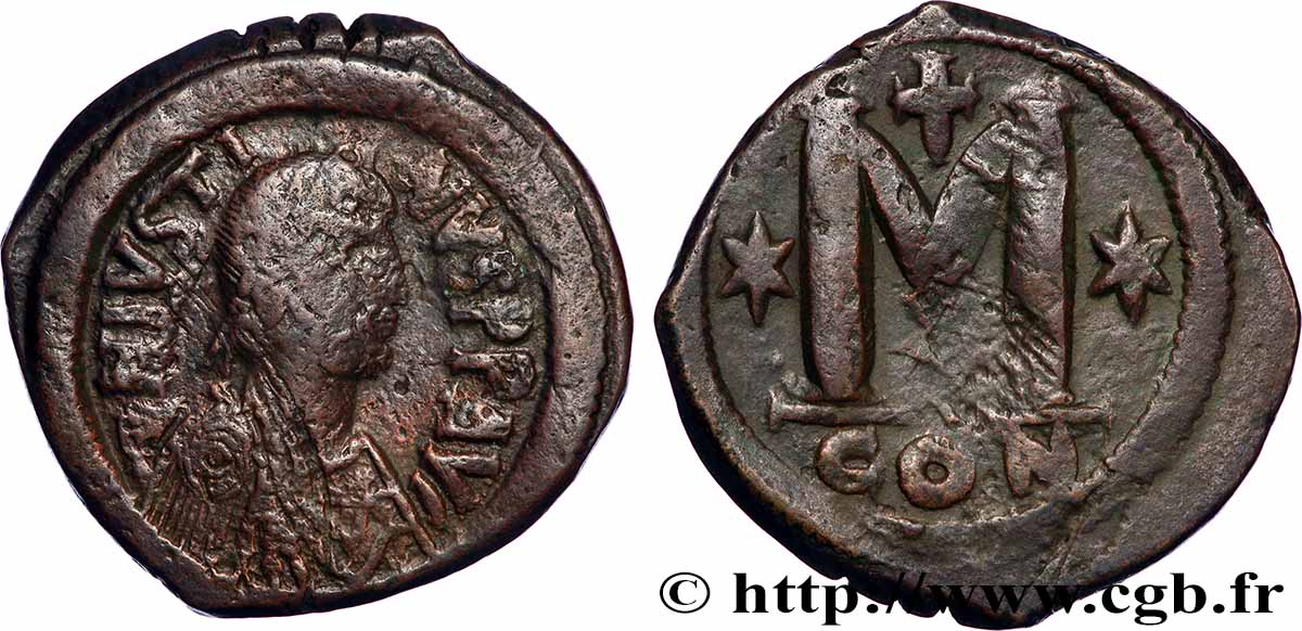 JUSTIN Ier Follis TB+/TTB