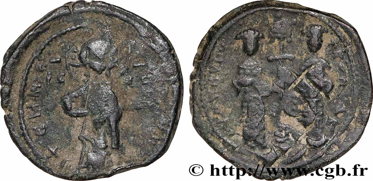 CONSTANTINUS X DUCAS und EUDOKIA Follis S
